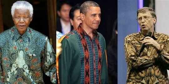 Dipakai Barack Obama hingga Nelson Mandela, Ini Kisah-Kisah Batik yang Mendunia