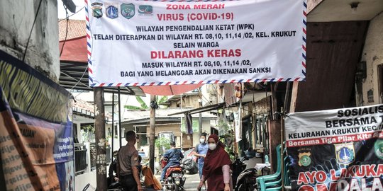 Satu Warga Positif Omicron, Micro Lockdown di Kelurahan Krukut Diperluas