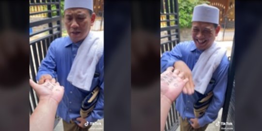 Anak Ini Beri Kejutan di Tangan Untuk Sang Ayah, Ekspresinya Sukses Curi Perhatian
