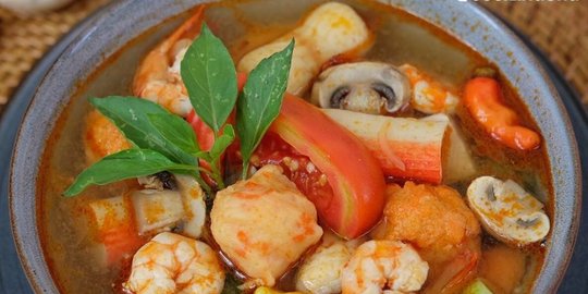 6 Resep Tomyam Gurih dan Lezat, Hidangan Kuah Segar Menggugah Selera