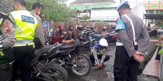 539 Kendaraan Berknalpot Bising Terjaring Razia di Jateng, Terbanyak di Semarang