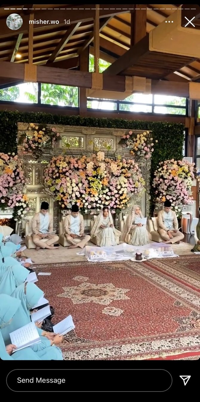 segera menikah ini 4 potret pengajian dan siraman sheila dara dan vidi aldiano
