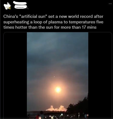 video peluncuran matahari buatan china hoaks simak faktanya
