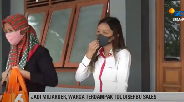 warga terdampak tol jogja solo diserbu sales
