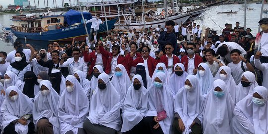 Relawan Indonesia Moeda Sulsel Deklarasi Dukung Erick Thohir Maju Pilpres 2024