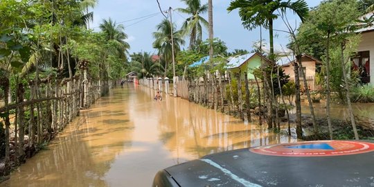 Banjir di Lima Kecamatan di Pidie Meluas hingga Bireuen, 30 Kepala Keluarga Mengungsi