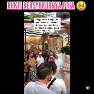 tangis pengantin pria usai tegang saat ijab tanda syukur