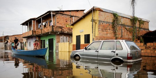 Banjir Rendam Dua Desa di Kabupaten Garut, Ketinggian Air Capai 50 Cm