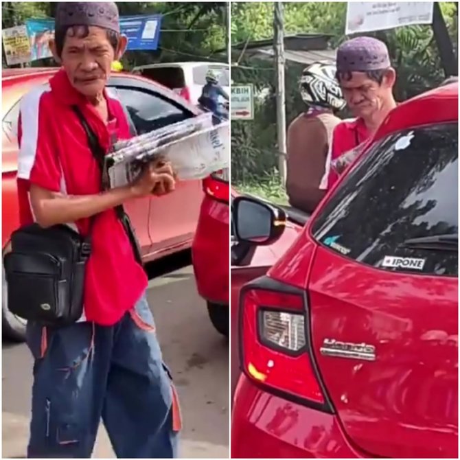 viral kakek mengamen saat hujan ternyata penjual koran begini kisahnya bikin pilu