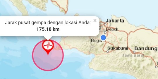 Gempa M 6,7, Warga Bogor Sempat Panik Gendong Bayinya Keluar Rumah