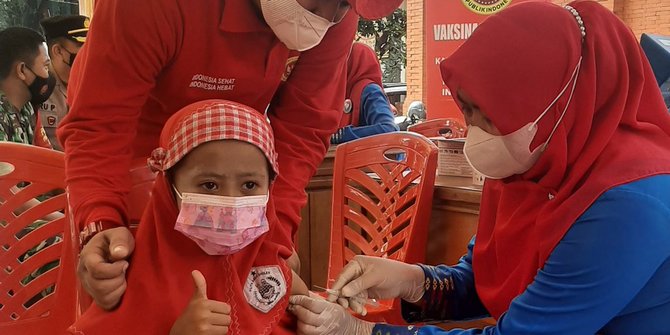 Dukung PTM 100 Persen, BIN Percepat Vaksinasi Anak di Tiga Kabupaten Jatim