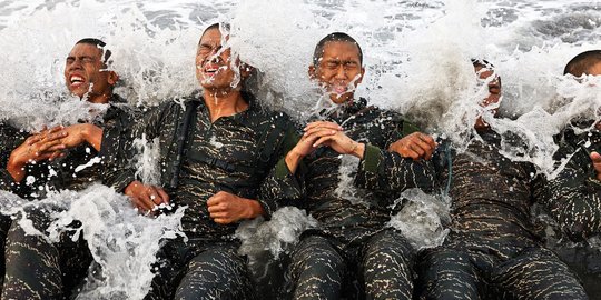 Melihat Latihan Keras Calon Pasukan Elit Marinir Taiwan