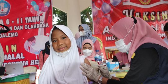 Gelar Vaksinasi Massal, Binda Gorontalo Sasar 14.000 Anak Usia 6-11 Tahun