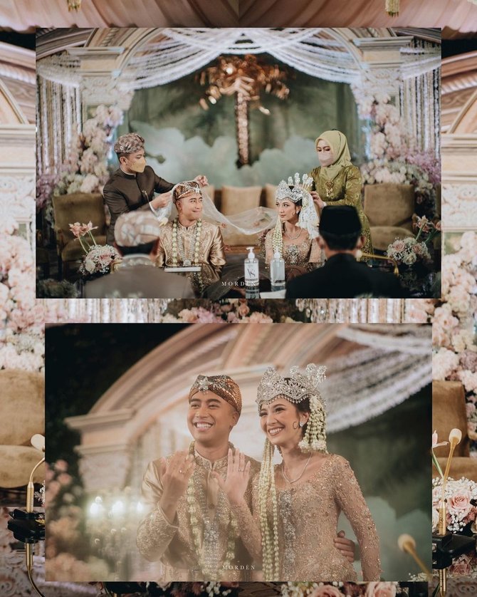 foto pernikahan vidi aldiano dan sheila dara