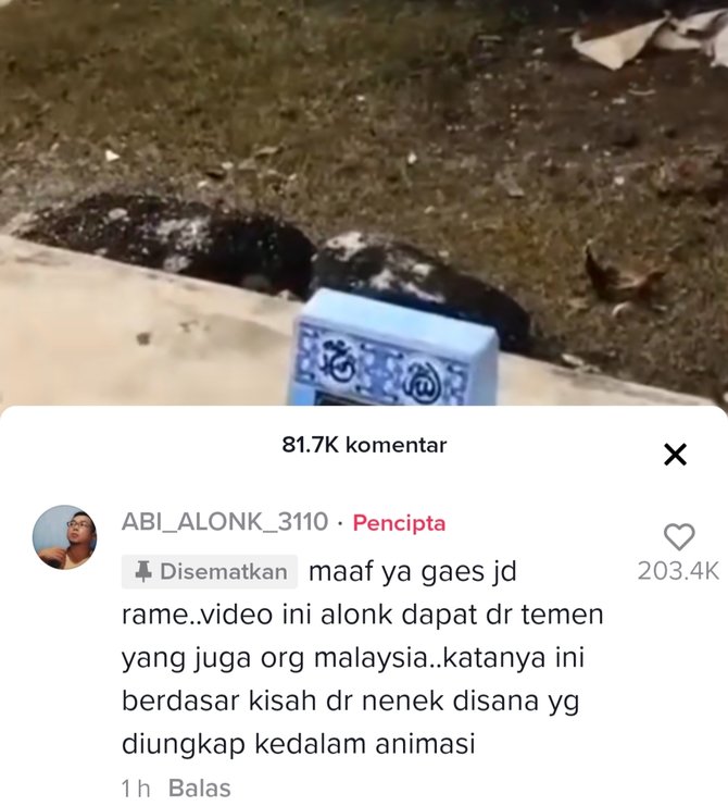 viral video diduga penampakan kuburan upin ipin jadi sorotan