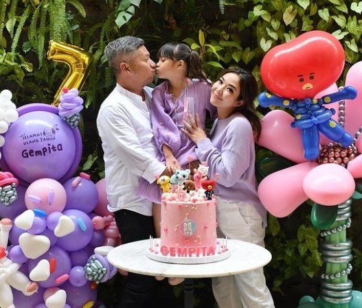 ultah 7 tahun gempi