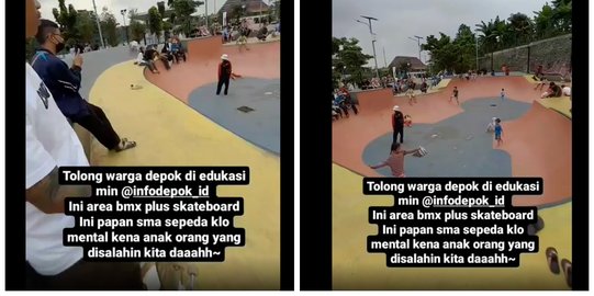 Viral Area BMX di Depok Dijadikan Tempat Bermain Anak, Netizen Komentari Ini