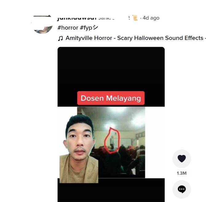 viral video dosen melayang ternyata hoaks