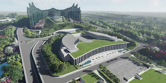 Penampakan Desain Istana Kepresidenan di Ibu Kota Baru