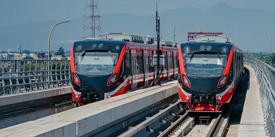 KAI Tetapkan Tarif LRT Jabodebek Mulai Rp15.000 per Penumpang