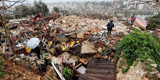 Israel Hancurkan Rumah Warga Palestina di Sheikh Jarrah