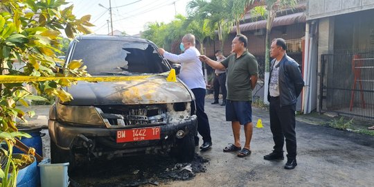 Kronologi Pembakaran Mobil Dinas KP Lapas Pekanbaru