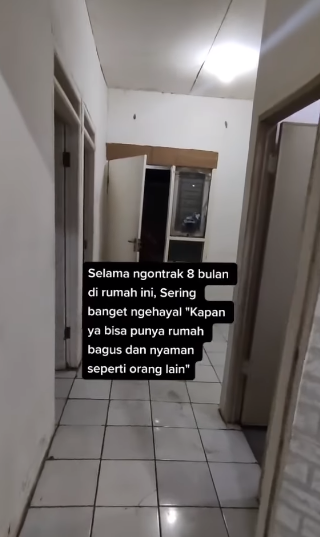 pria ini dulu ngontrak lalu menghayal punya rumah