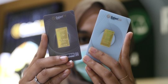 Harga Emas Jelang Akhir Pekan Turun Tipis ke Rp947.000 per Gram