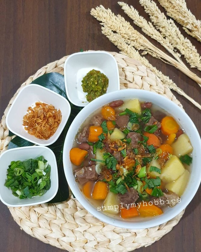 resep sup kacang merah