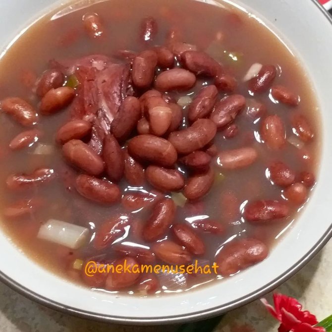 resep sup kacang merah