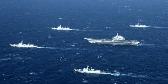 Angkatan Laut Rusia, China, dan Iran Latihan Bersama di Samudera Hindia