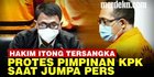 VIDEO: Wajah Dongkol Hakim Itong Kena OTT KPK, Teriak Protes Jadi Tersangka