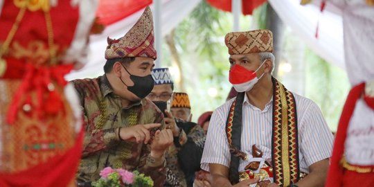 Ganjar Pranowo Kunjungi Transmigran asal Jateng di Lampung Selatan