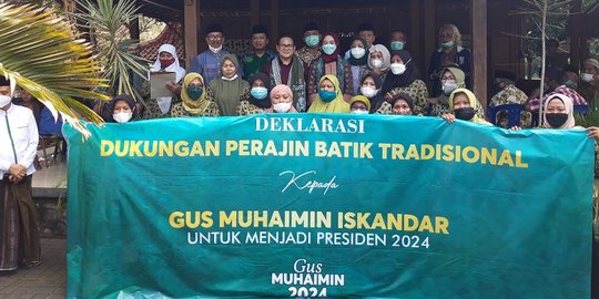 Cak Imin Dapat Dukungan Nyapres dari Perajin Batik di Bantul
