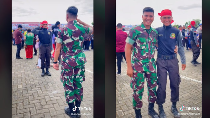 kakak adik sukses jadi anggota tni dan polri