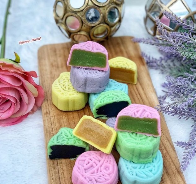 kue bulan putih atau berlapis salju disajikan saat musim gugur ini aneka resepnya