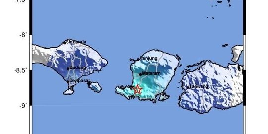 BMKG Catat Satu Gempa Susulan Usai Lombok Barat Diguncang Gempa 4,6 Magnitudo