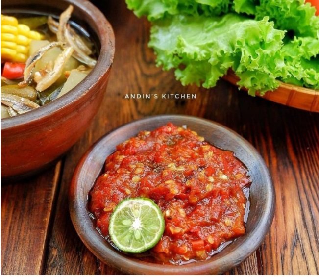 resep sambal tomat menggugah selera pedas namun segar dan buat ketagihan