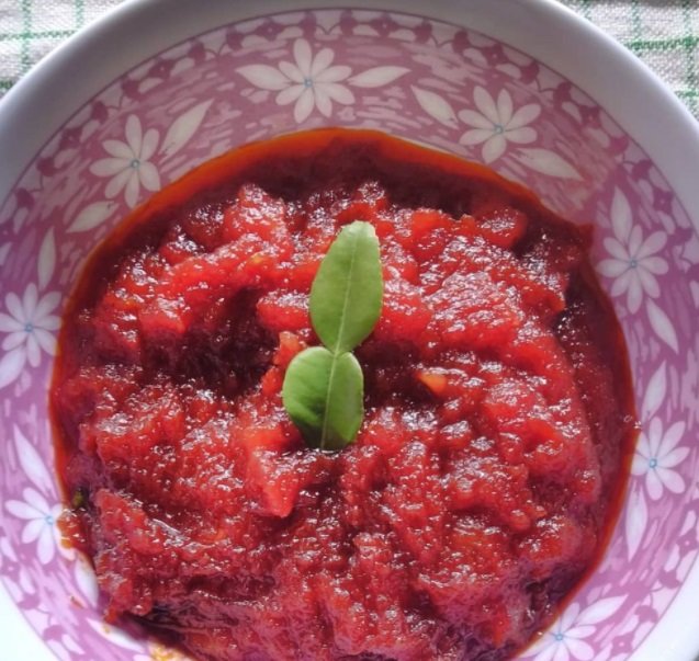 resep sambal tomat menggugah selera pedas namun segar dan buat ketagihan