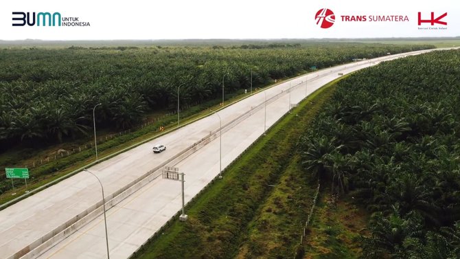 segera diresmikan jokowi begini penampakan tol binjai stabat di sumut