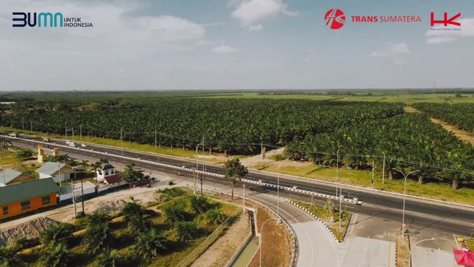 segera diresmikan jokowi begini penampakan tol binjai stabat di sumut