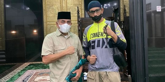 Warga Asal Tangsel Ini Gowes ke Arab Saudi, Singgah di Medan Bertemu Gubernur Sumut