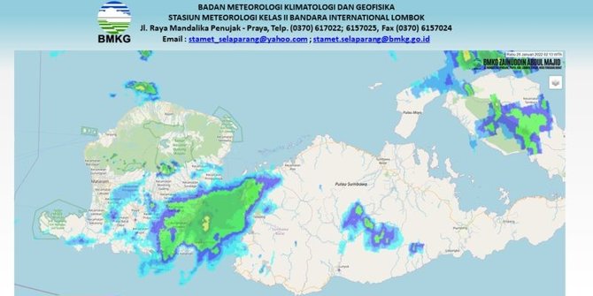 Bmkg Imbau Masyarakat Waspada Gelombang 2 Meter Di Selat Lombok Dan