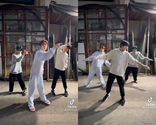 jadi sorotan ini aksi idol kpop nct dream joget 039mendung tanpo udan039