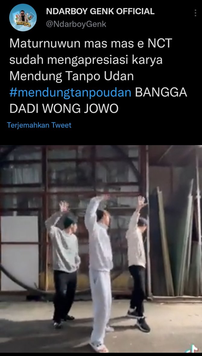 jadi sorotan ini aksi idol kpop nct dream joget 039mendung tanpo udan039