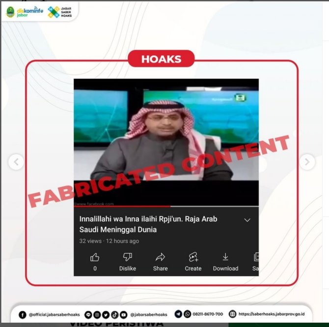 hoaks raja salman meninggal