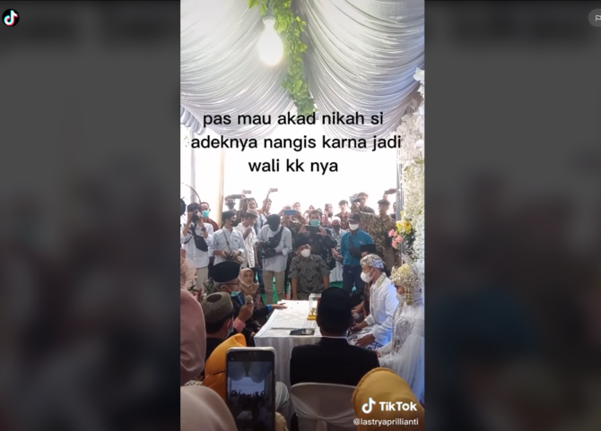 adik langsung jadi wali nikah di pertemuan pertama