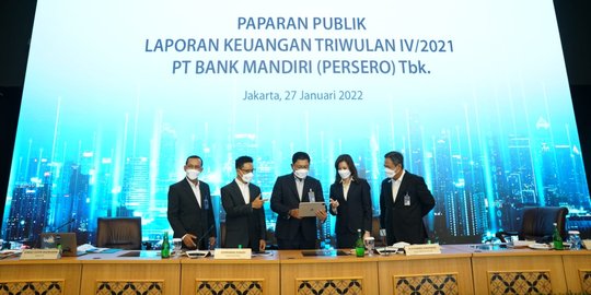 Transformasi Digital, Bank Mandiri Cetak Laba Bersih Rp28,03 T di 2021