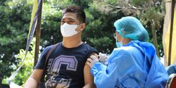 Dilaksanakan di 'Hutan', Vaksinasi Booster di Kota Tangerang Ini Serasa Liburan