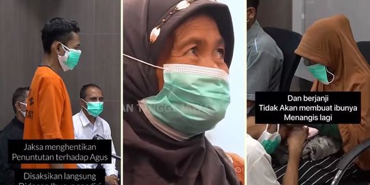 Kisah Haru Agus Mencuri Demi Hidupi Ibu Divonis Bebas,Jaksa Agung Menitikkan Air Mata